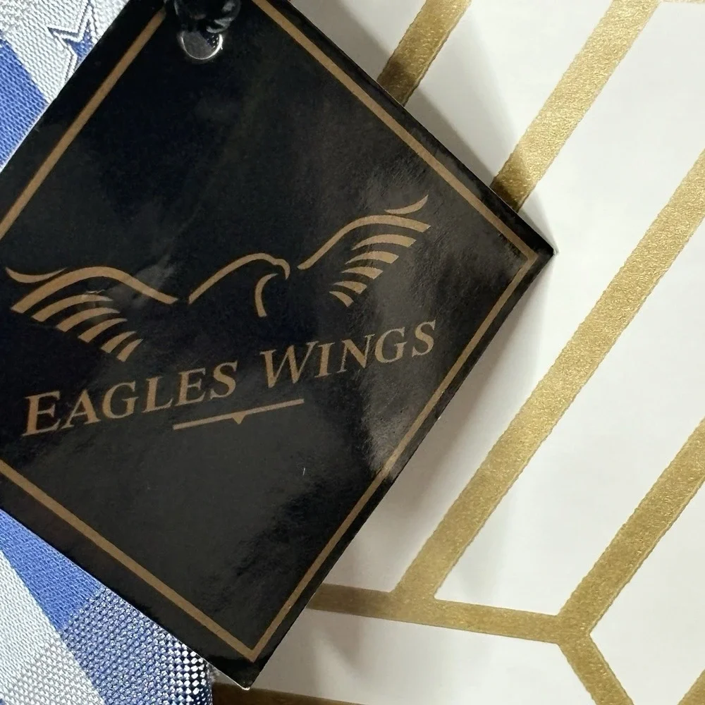 NFL Dallas Cowboys Men's Tie Geometric Blue Gray Polyester Satin Logo Football
